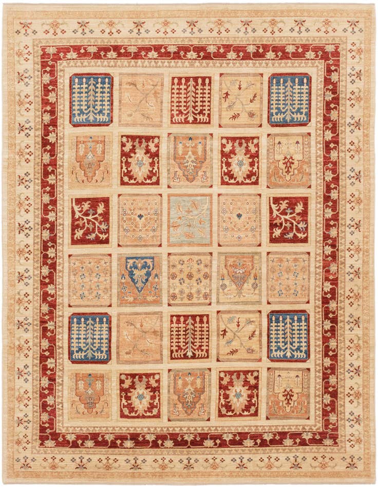 Detail image of 8' 2 x 11' Hand Knotted Ariana Ziegler Rug