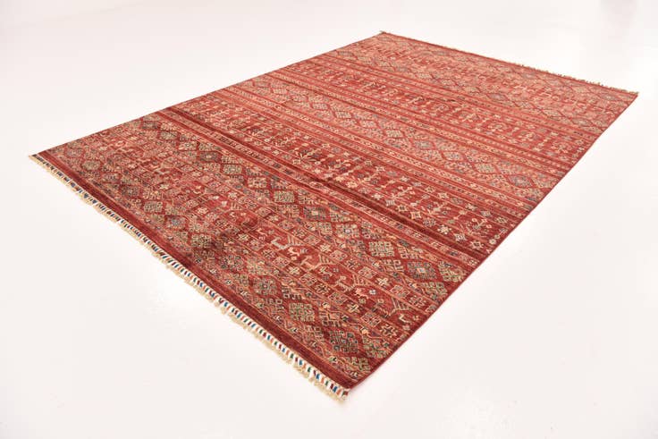 Detail image of 7' x 10' Hand Knotted Ariana Ziegler Rug