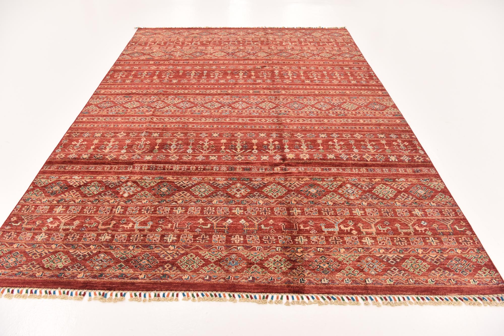 7' x 10' Hand Knotted Ariana Ziegler Rug
