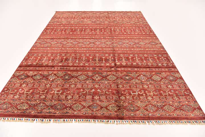 7' x 10' Hand Knotted Ariana Ziegler Rug