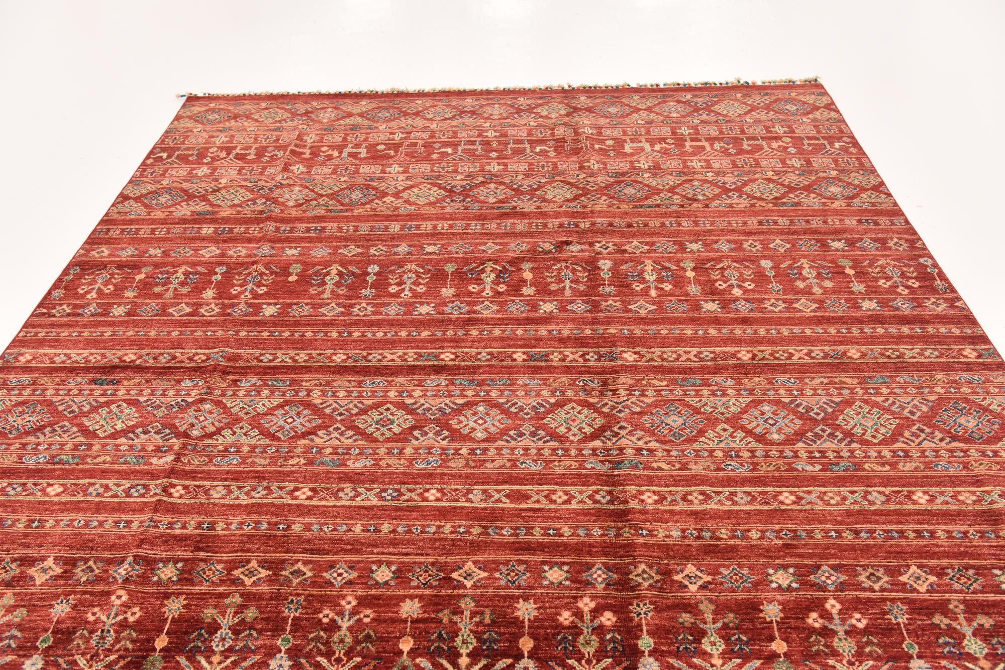 7' x 10' Hand Knotted Ariana Ziegler Rug