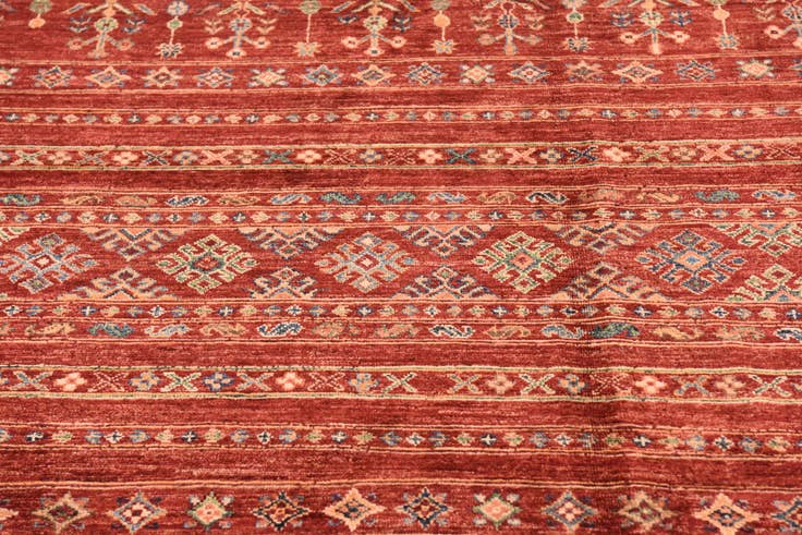 Detail image of 7' x 10' Hand Knotted Ariana Ziegler Rug