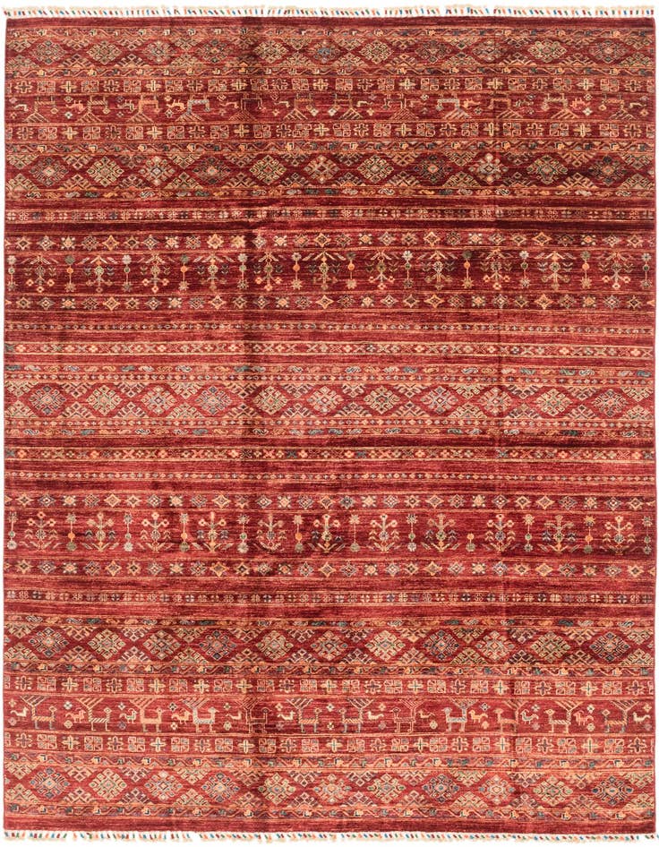 Detail image of 7' x 10' Hand Knotted Ariana Ziegler Rug