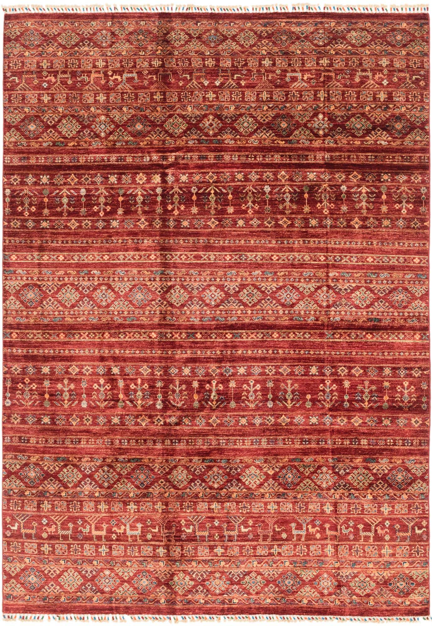 7' x 10' Hand Knotted Ariana Ziegler Rug