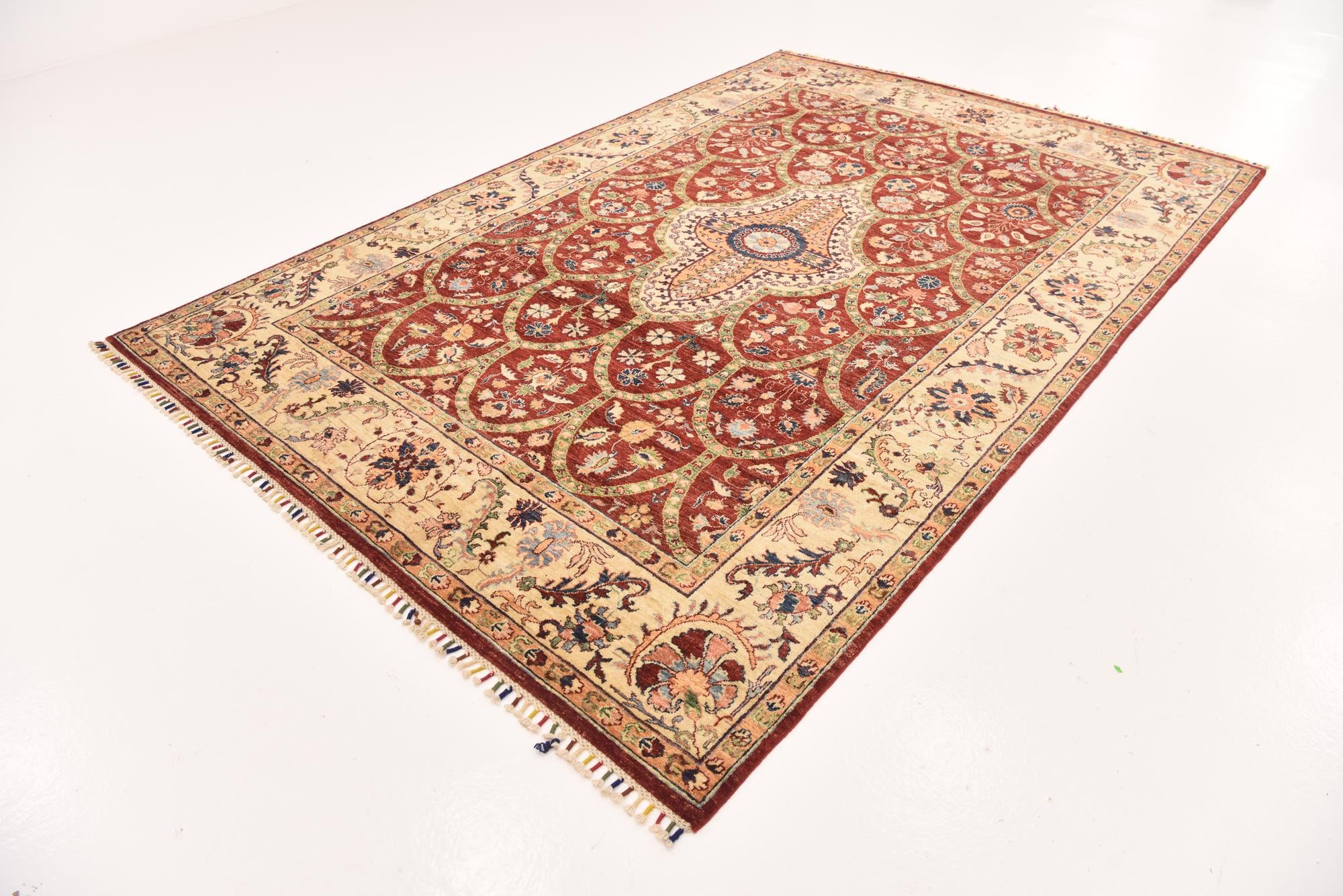 6' 10 x 10' 4 Hand Knotted Ariana Ziegler Rug