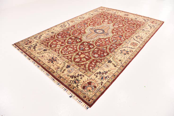 Detail image of 6' 10 x 10' 4 Hand Knotted Ariana Ziegler Rug