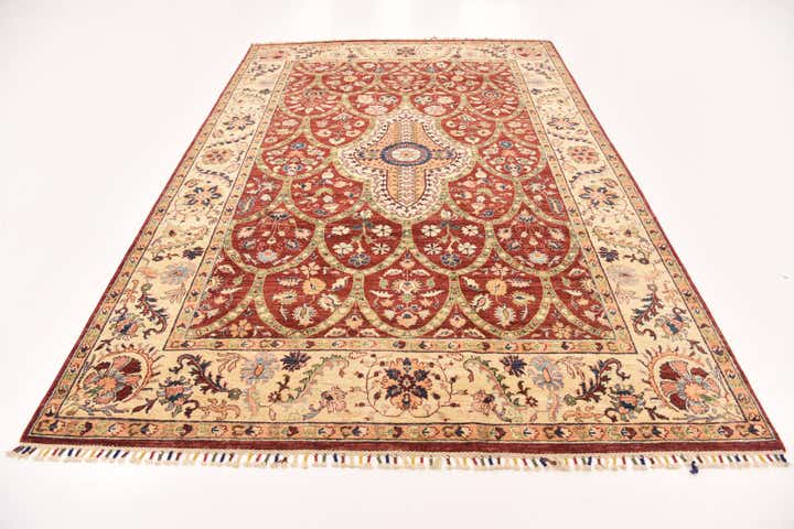 6' 10 x 10' 4 Hand Knotted Ariana Ziegler Rug