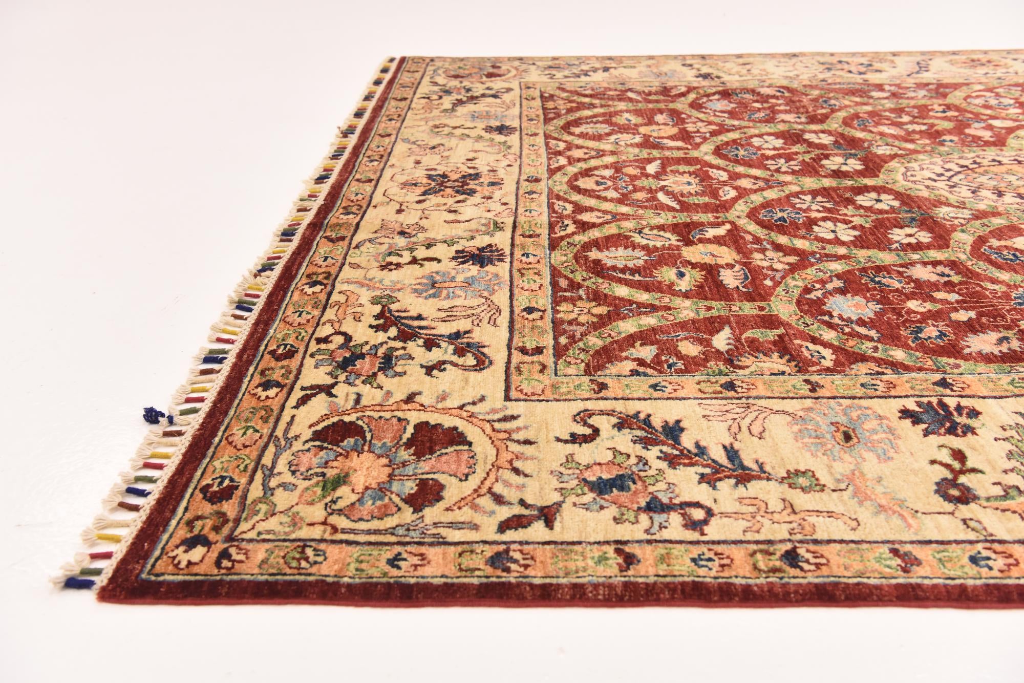 6' 10 x 10' 4 Hand Knotted Ariana Ziegler Rug