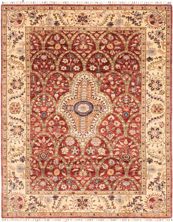 Detail image of 6' 10 x 10' 4 Hand Knotted Ariana Ziegler Rug