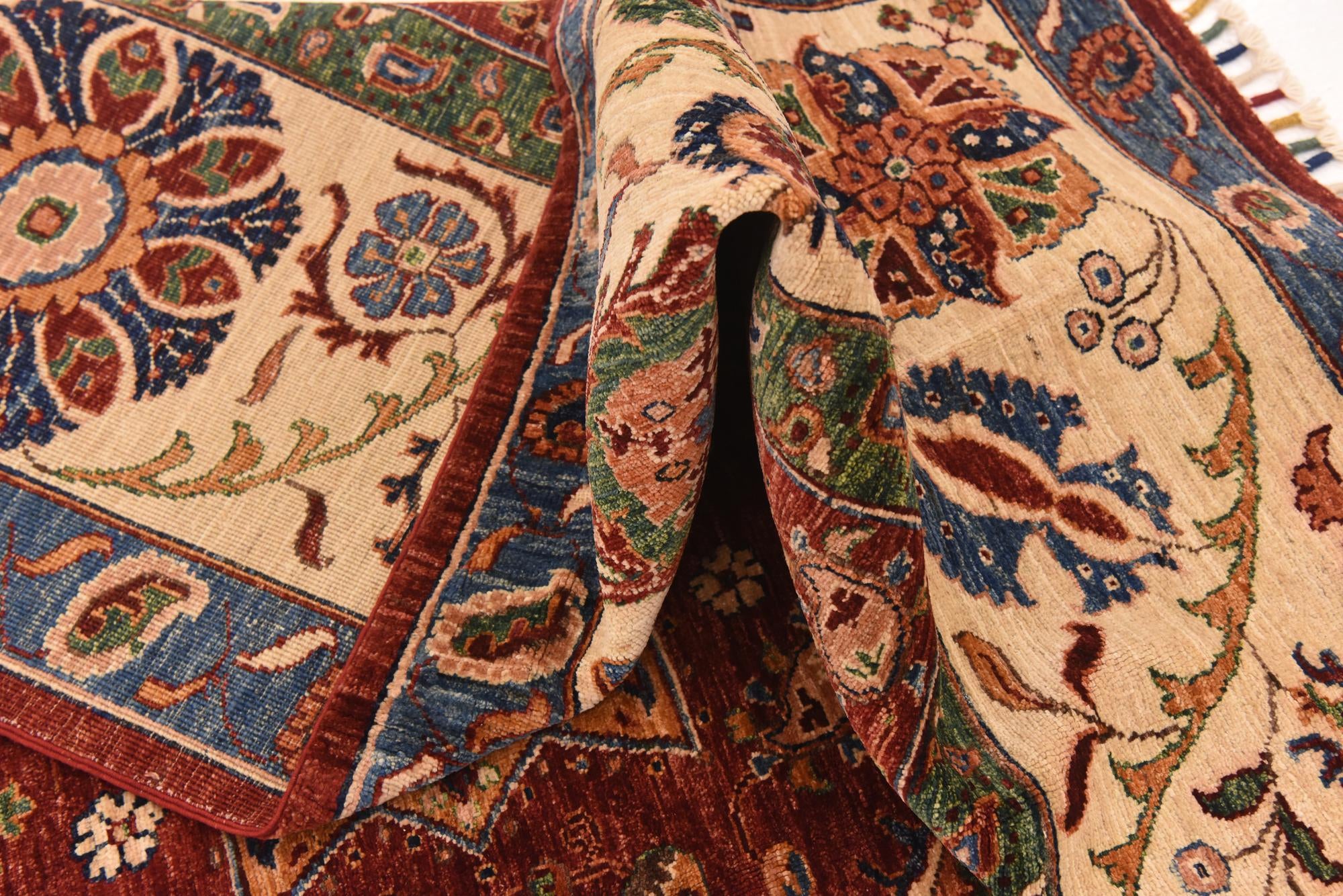 6' 9 x 9' 10 Hand Knotted Ariana Ziegler Rug
