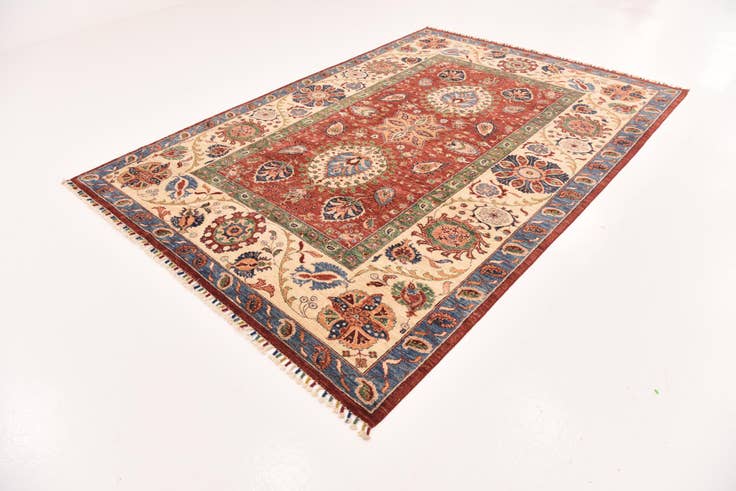 Detail image of 6' 9 x 9' 10 Hand Knotted Ariana Ziegler Rug