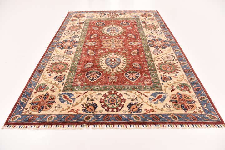 6' 9 x 9' 10 Hand Knotted Ariana Ziegler Rug