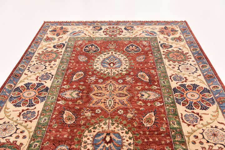 6' 9 x 9' 10 Hand Knotted Ariana Ziegler Rug