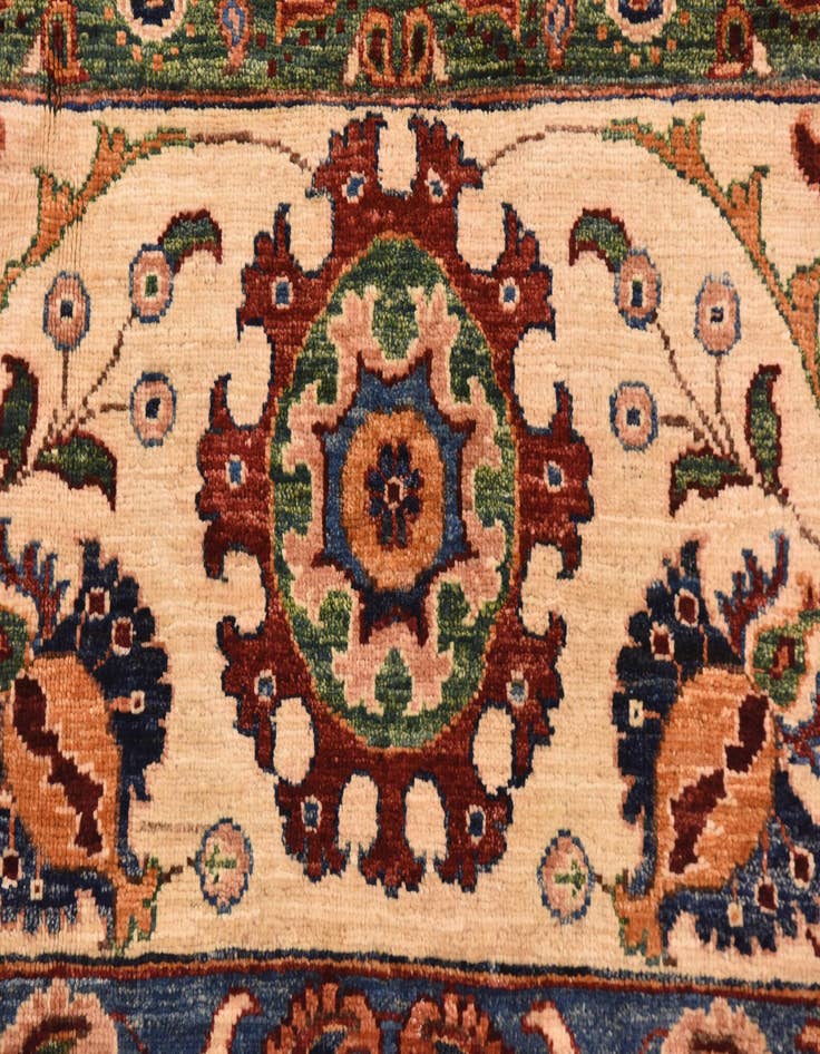 Detail image of 6' 9 x 9' 10  Hand Knotted Ariana Ziegler Rug