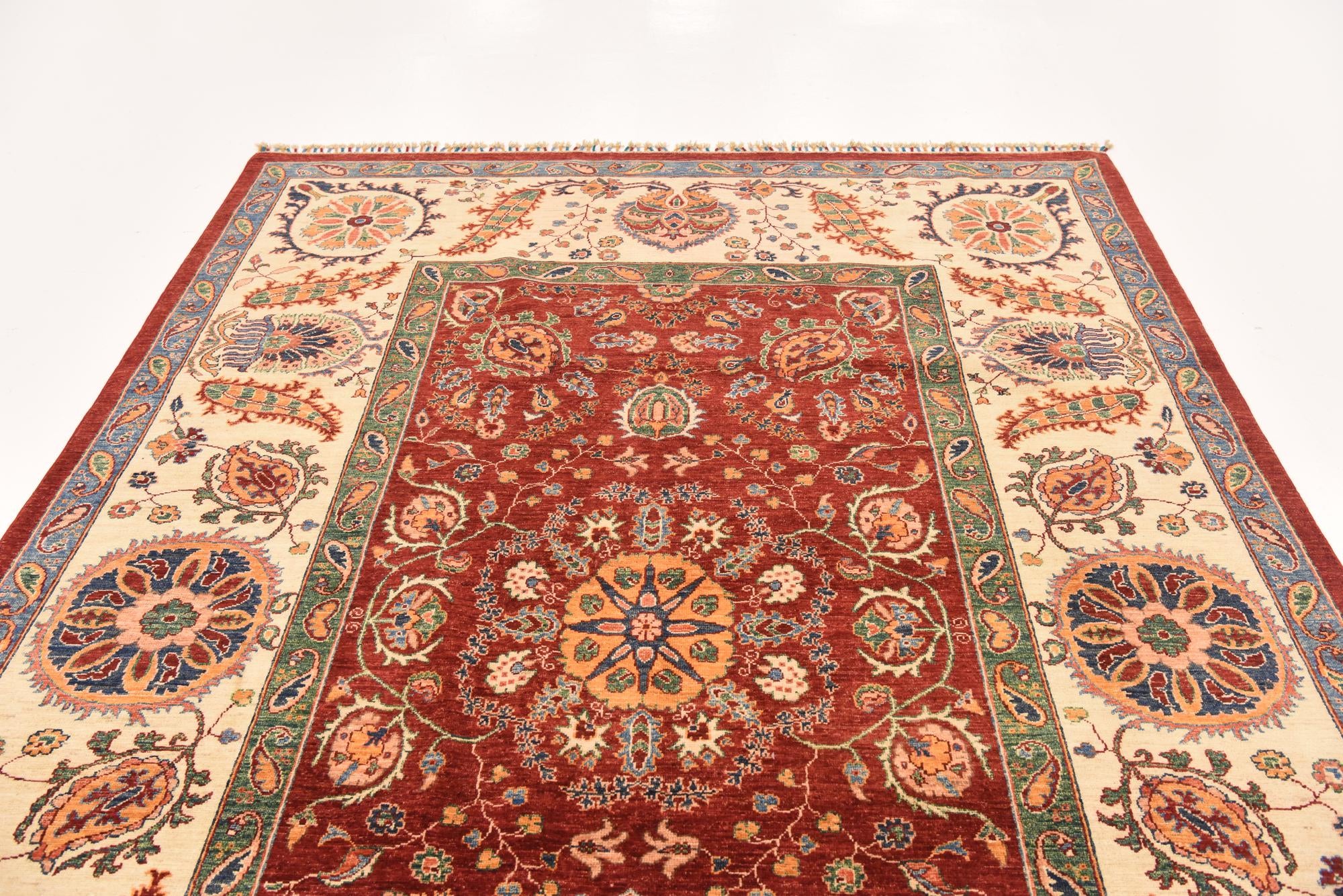7' x 10' 2 Hand Knotted Ariana Ziegler Rug