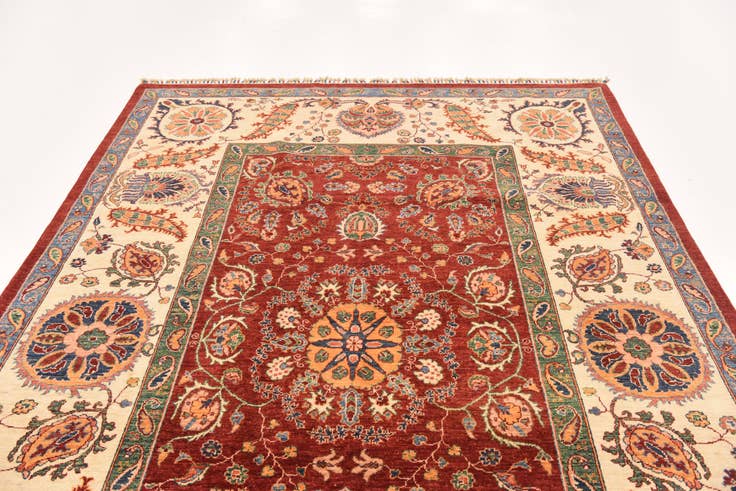 Detail image of 7' x 10' 2 Hand Knotted Ariana Ziegler Rug