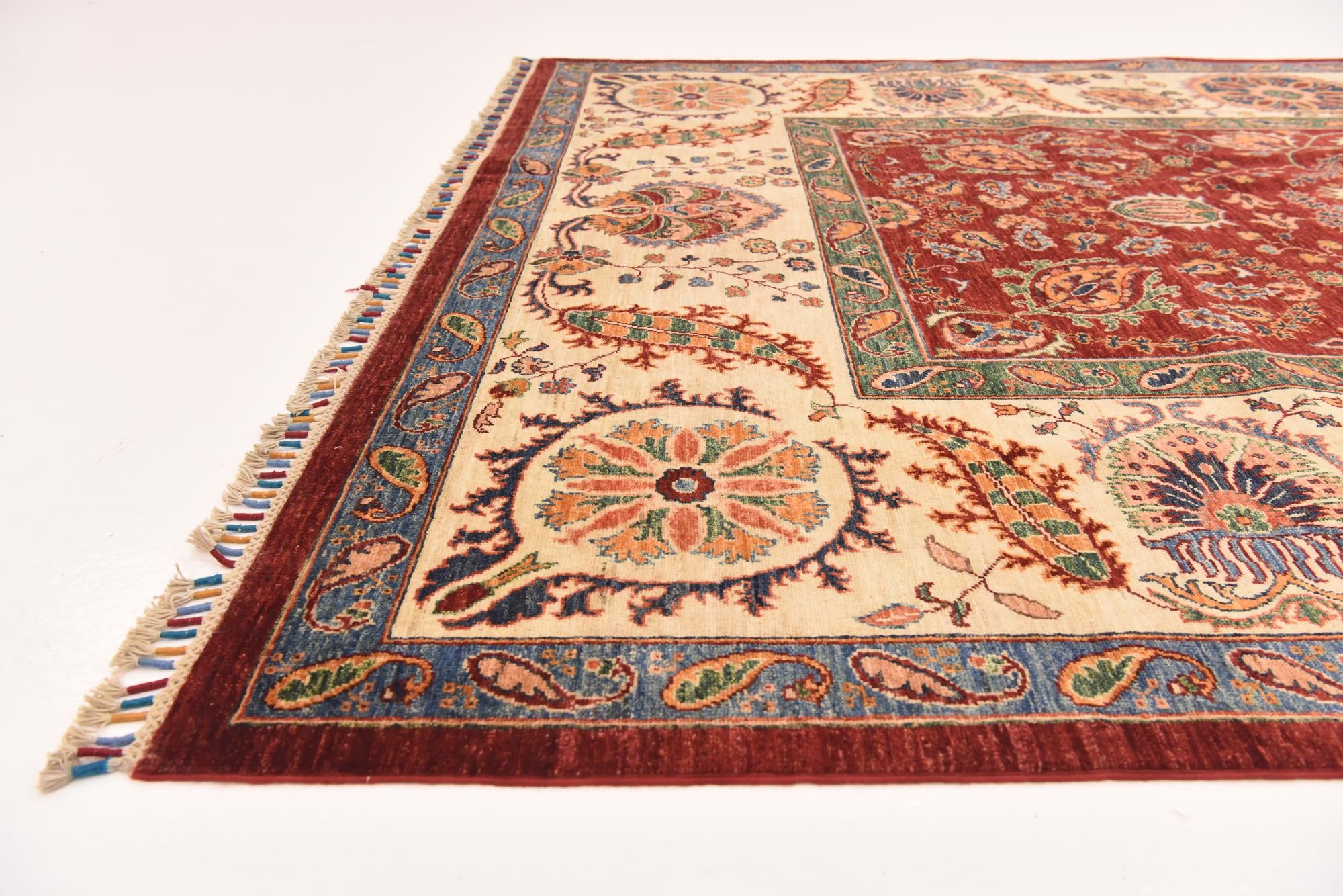 7' x 10' 2 Hand Knotted Ariana Ziegler Rug