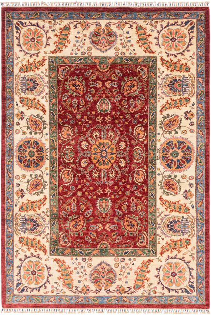 7' x 10' 2 Hand Knotted Ariana Ziegler Rug