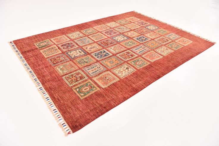 Detail image of 5' 8 x 7' 8 Hand Knotted Ariana Ziegler Rug