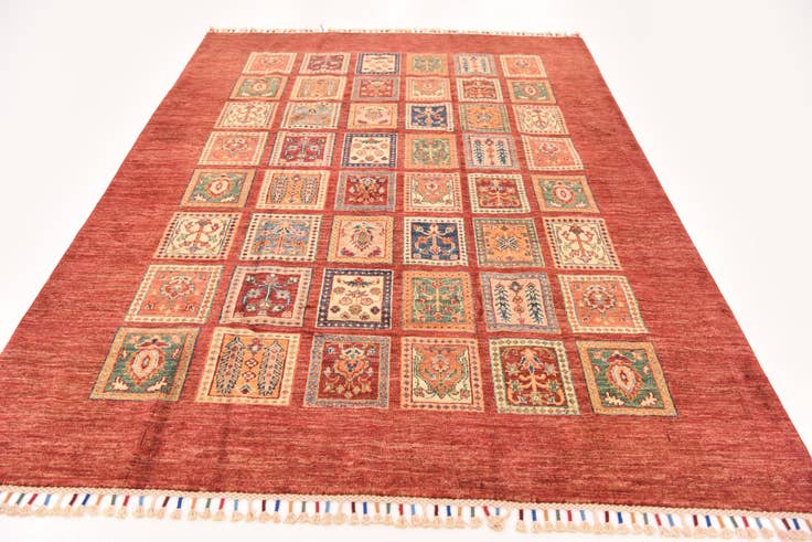 Detail image of 5' 8 x 7' 8 Hand Knotted Ariana Ziegler Rug