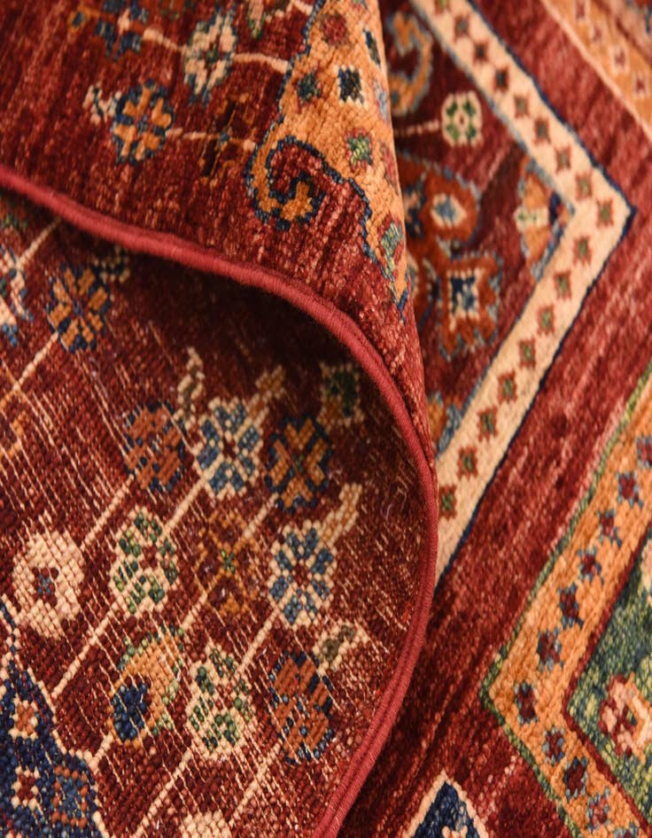 Detail image of 5' 9 x 8'  Hand Knotted Ariana Ziegler Rug