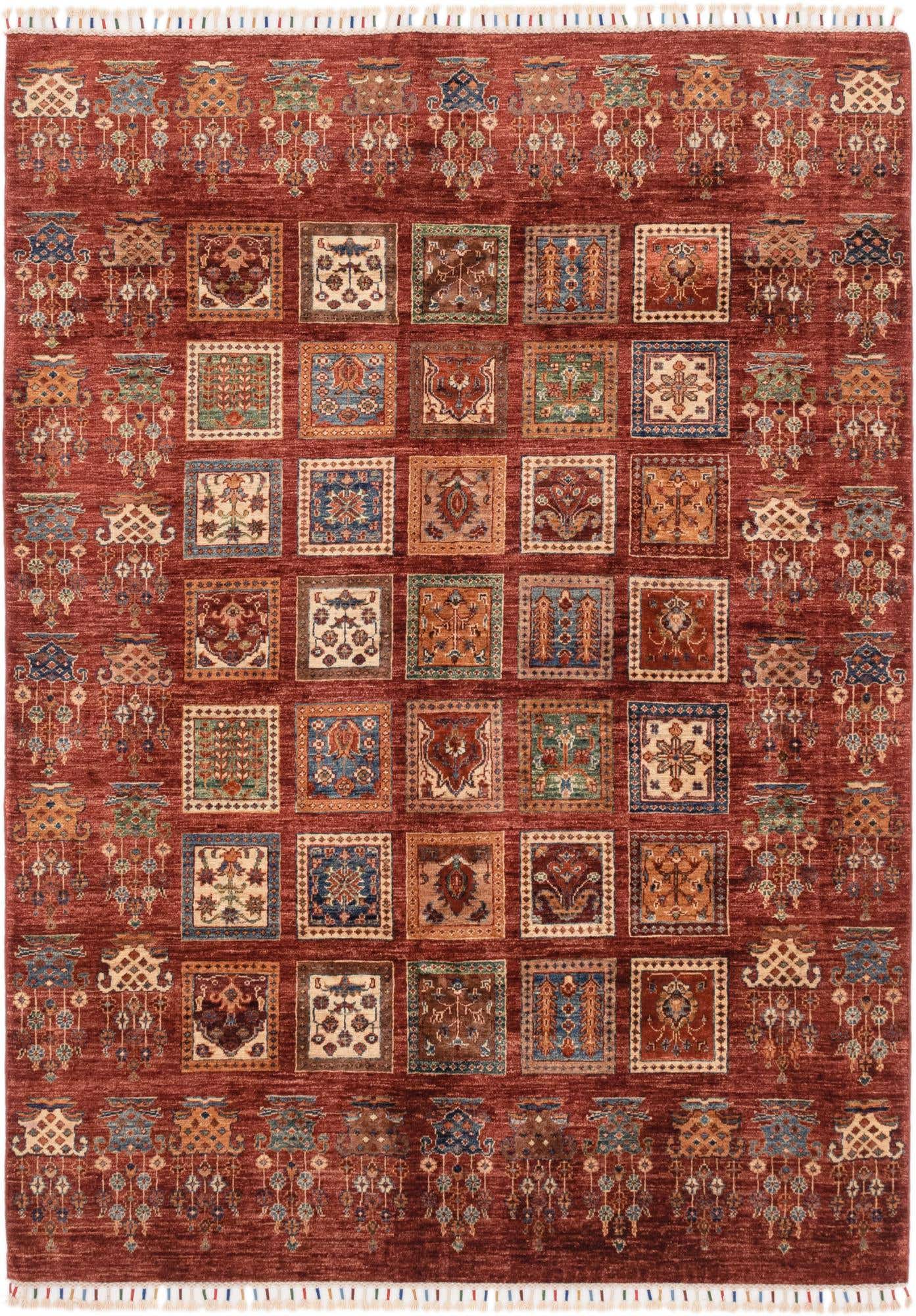 5' 9 x 8' Hand Knotted Ariana Ziegler Rug