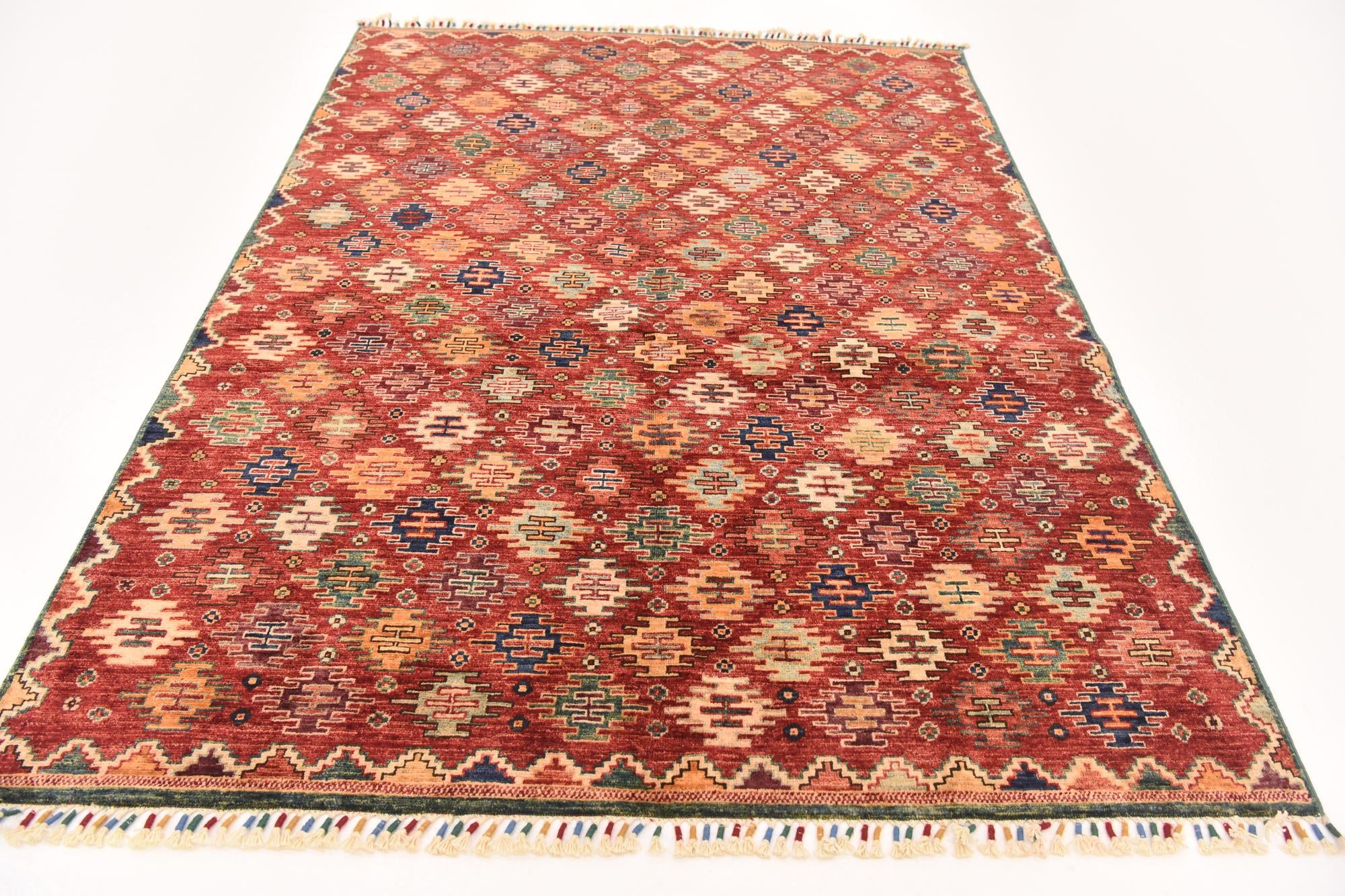 5' x 6' 7 Hand Knotted Ariana Ziegler Rug