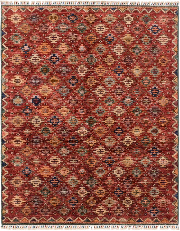 Detail image of 5' x 6' 7 Hand Knotted Ariana Ziegler Rug