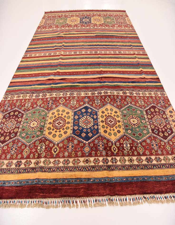 Detail image of 9' x 11' 10  Hand Knotted Ariana Ziegler Rug