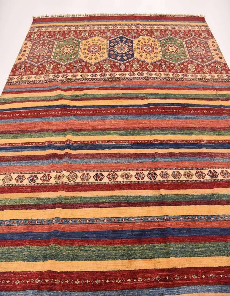 Detail image of 9' x 11' 10  Hand Knotted Ariana Ziegler Rug