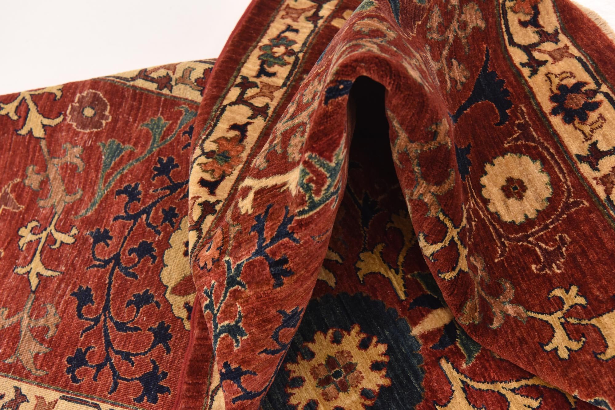 6' 10 x 9' 9 Hand Knotted Ariana Ziegler Rug