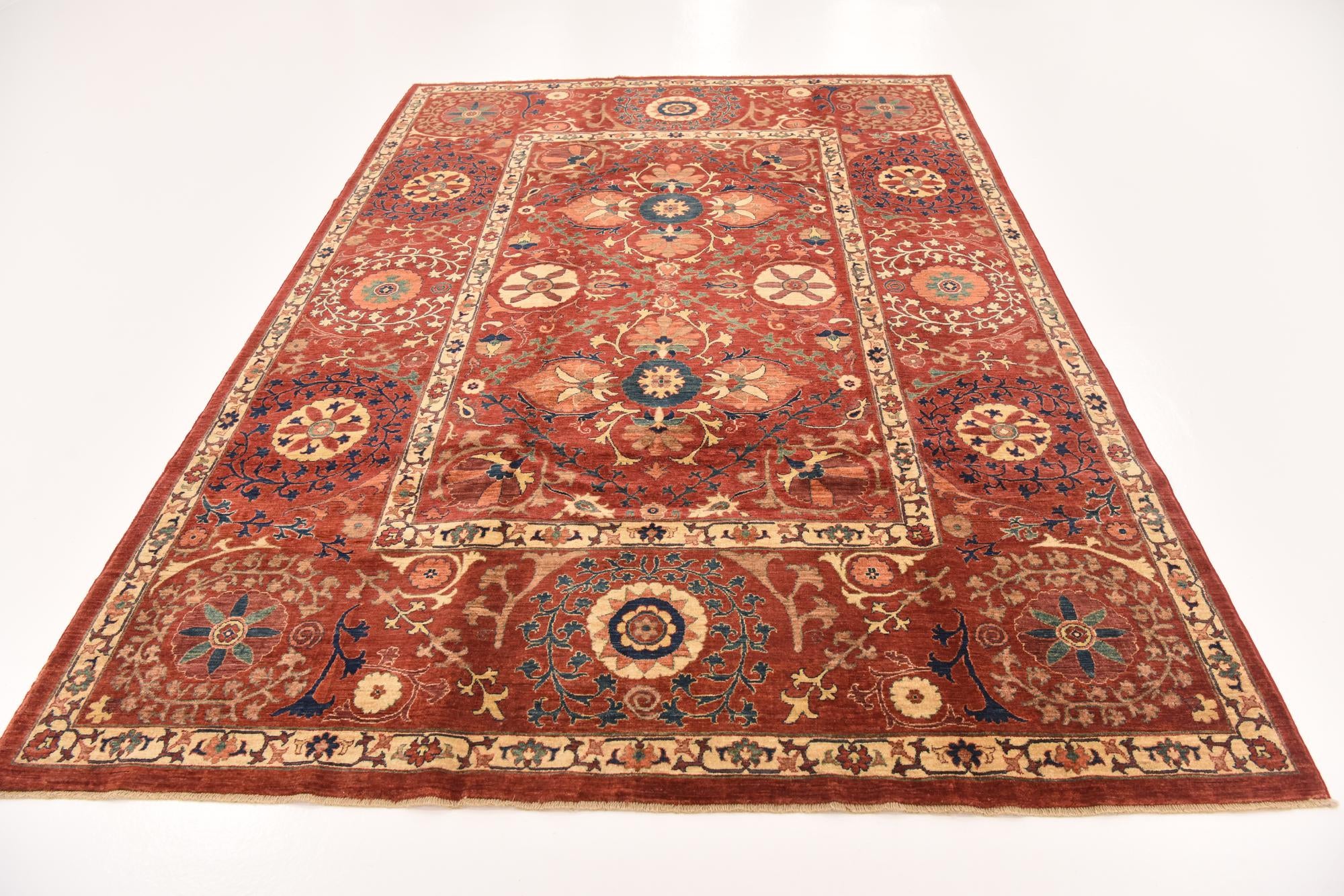 6' 10 x 9' 9 Hand Knotted Ariana Ziegler Rug