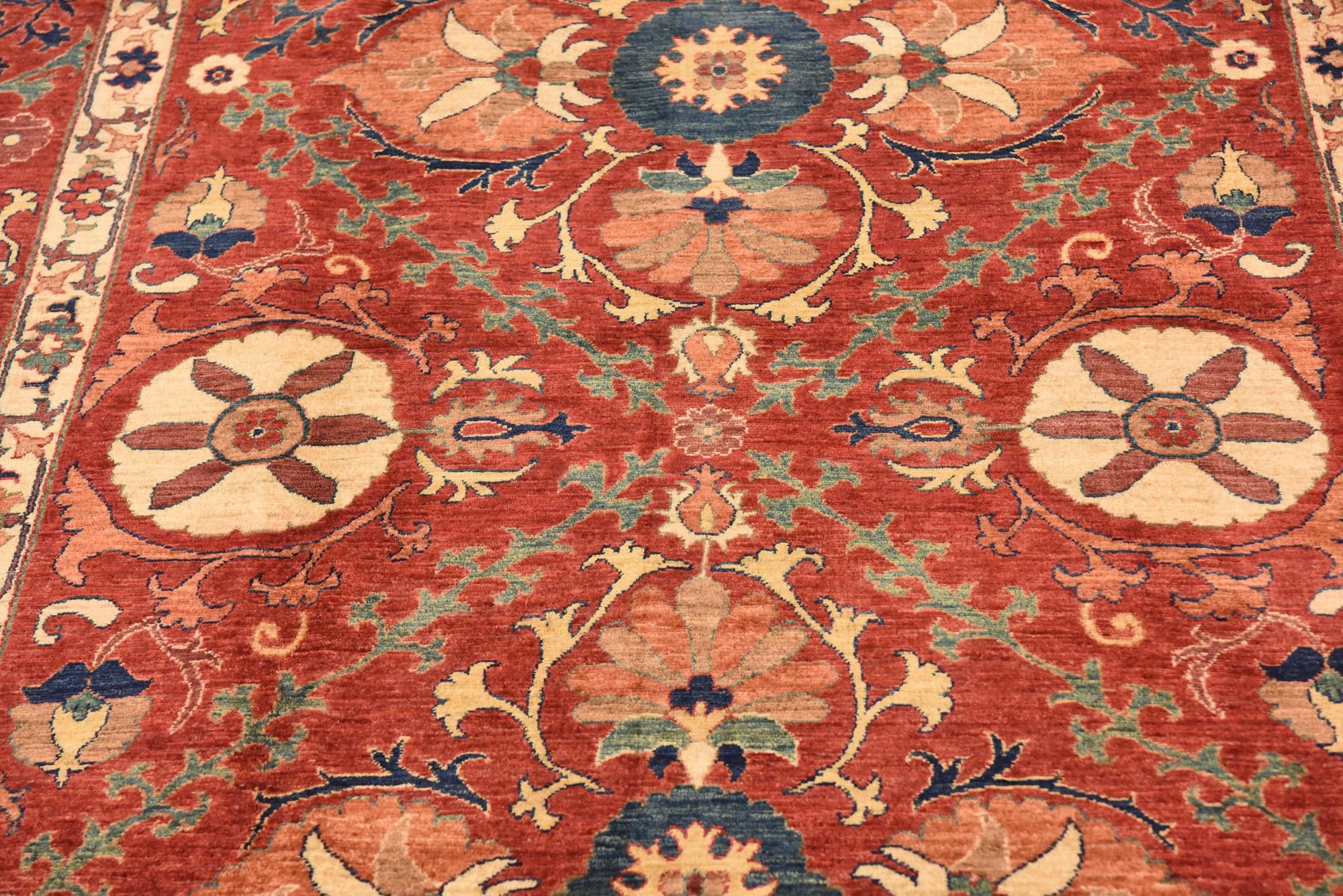 6' 10 x 9' 9 Hand Knotted Ariana Ziegler Rug