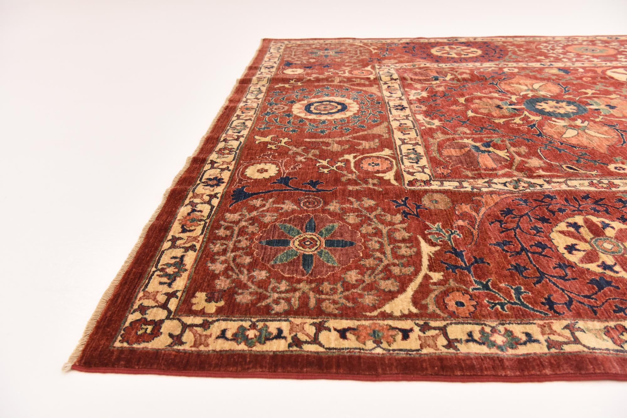 6' 10 x 9' 9 Hand Knotted Ariana Ziegler Rug