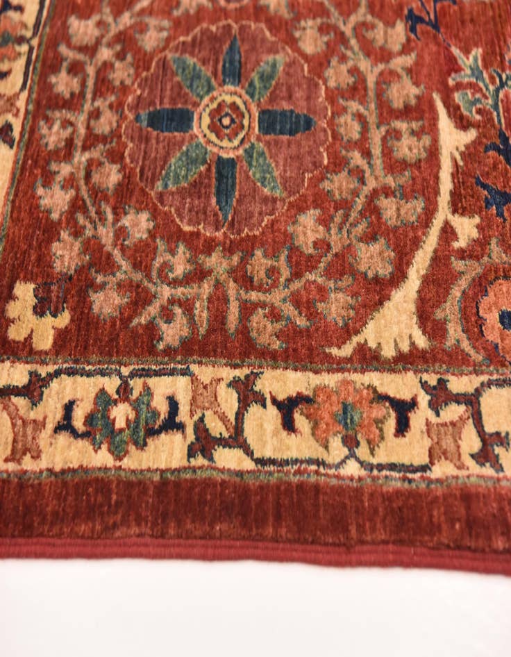 Detail image of 6' 10 x 9' 9  Hand Knotted Ariana Ziegler Rug