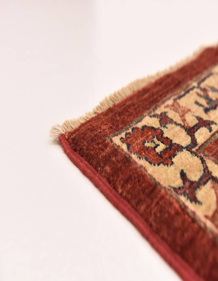 Detail image of 6' 10 x 9' 9  Hand Knotted Ariana Ziegler Rug