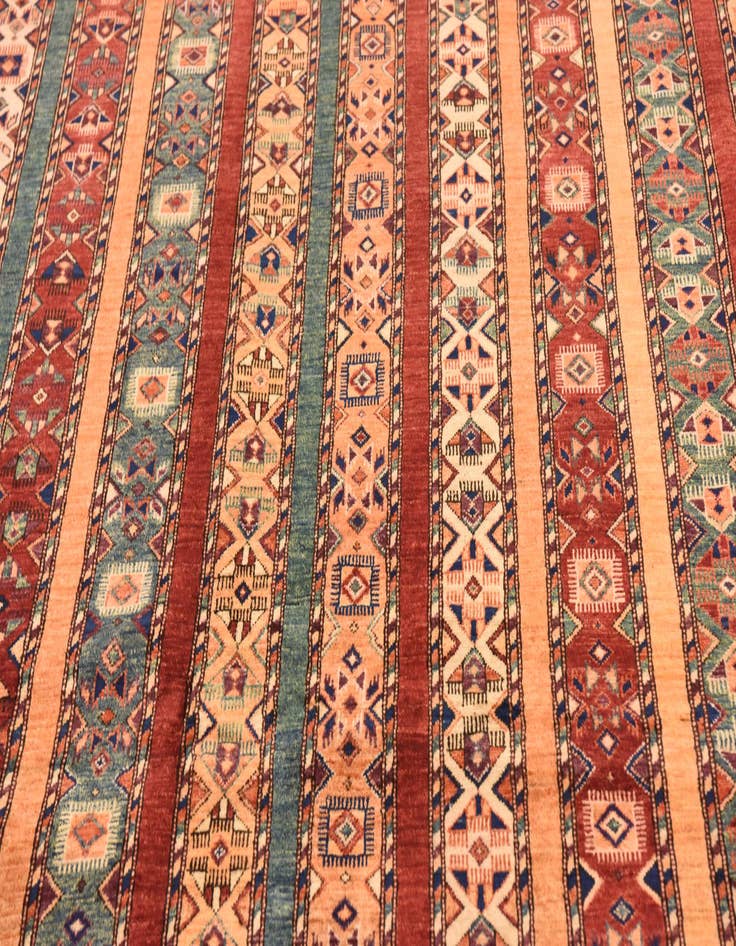 Detail image of 6' 6 x 9' 6 Hand Knotted Ariana Ziegler Rug