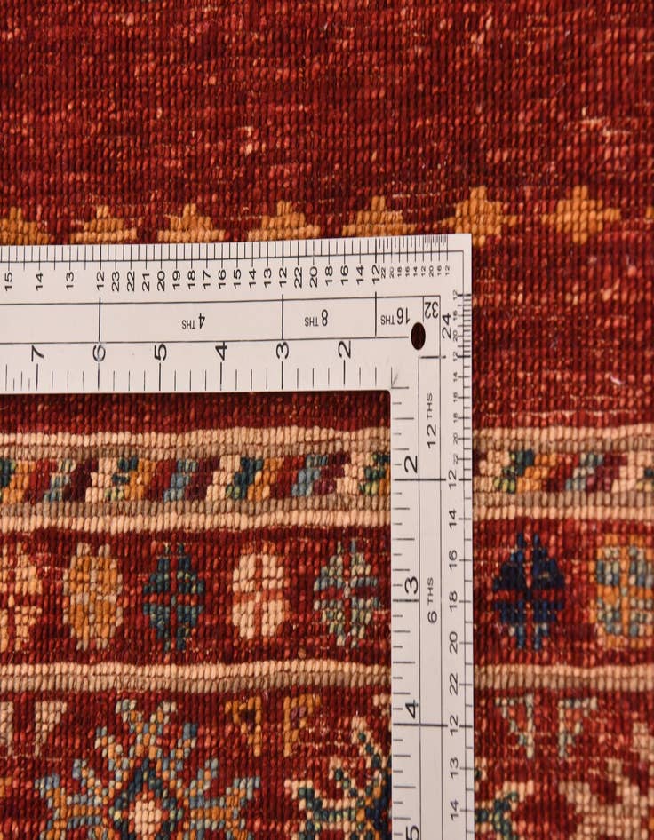 Detail image of 6' 6 x 9' 8  Hand Knotted Ariana Ziegler Rug