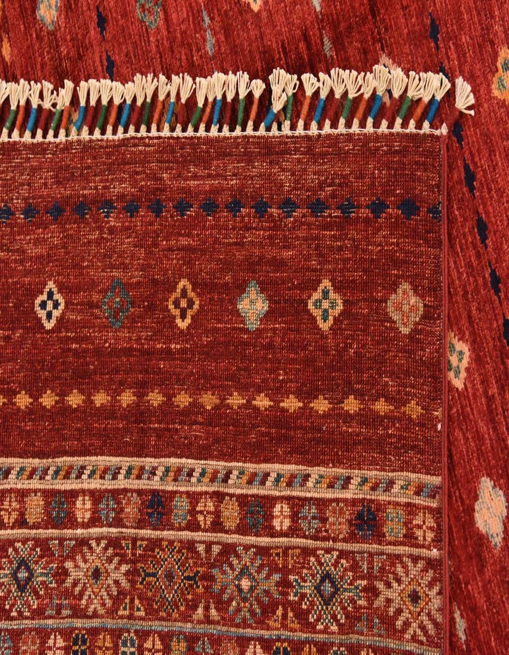 Detail image of 6' 6 x 9' 8  Hand Knotted Ariana Ziegler Rug