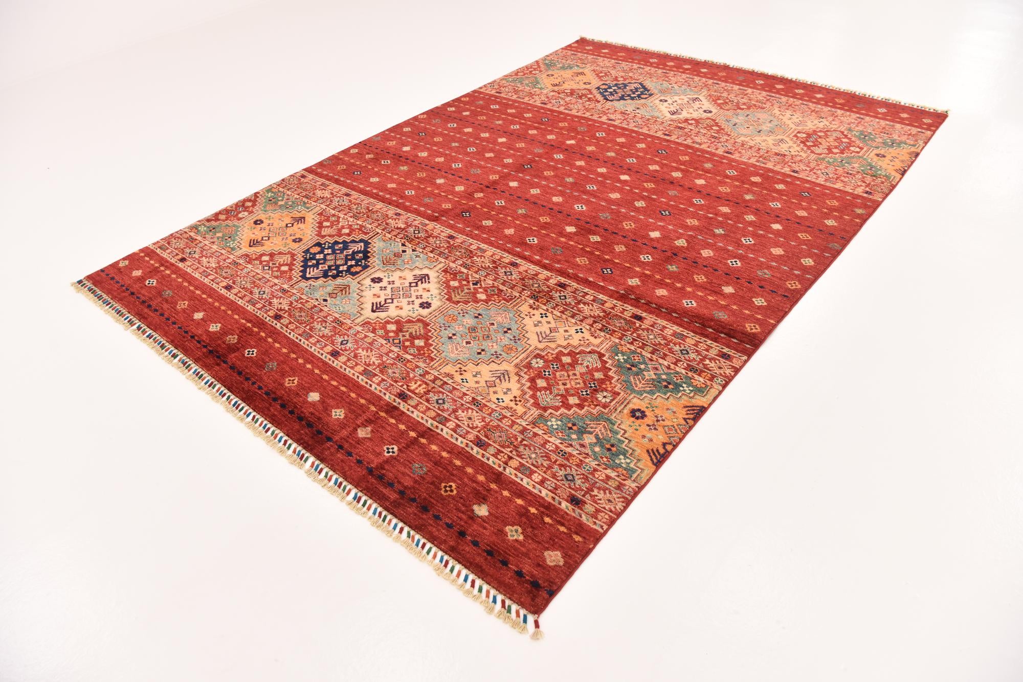 6' 6 x 9' 8 Hand Knotted Ariana Ziegler Rug