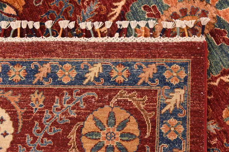 Detail image of 6' 6 x 10' 2 Hand Knotted Ariana Ziegler Rug