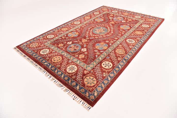 6' 6 x 10' 2 Hand Knotted Ariana Ziegler Rug