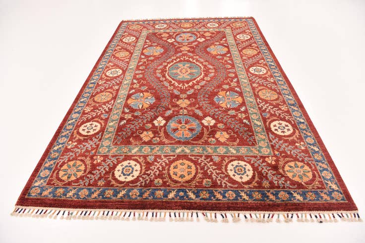 Detail image of 6' 6 x 10' 2 Hand Knotted Ariana Ziegler Rug