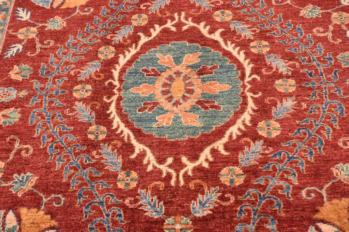 6' 6 x 10' 2 Hand Knotted Ariana Ziegler Rug