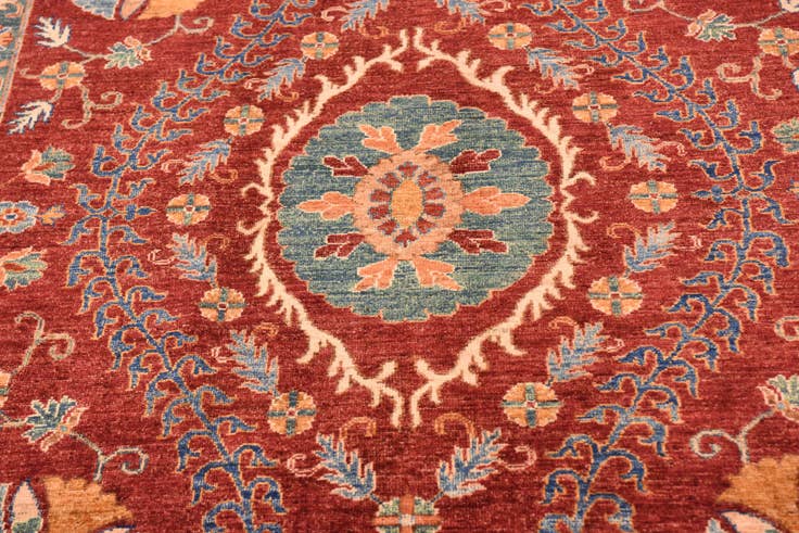 Detail image of 6' 6 x 10' 2 Hand Knotted Ariana Ziegler Rug