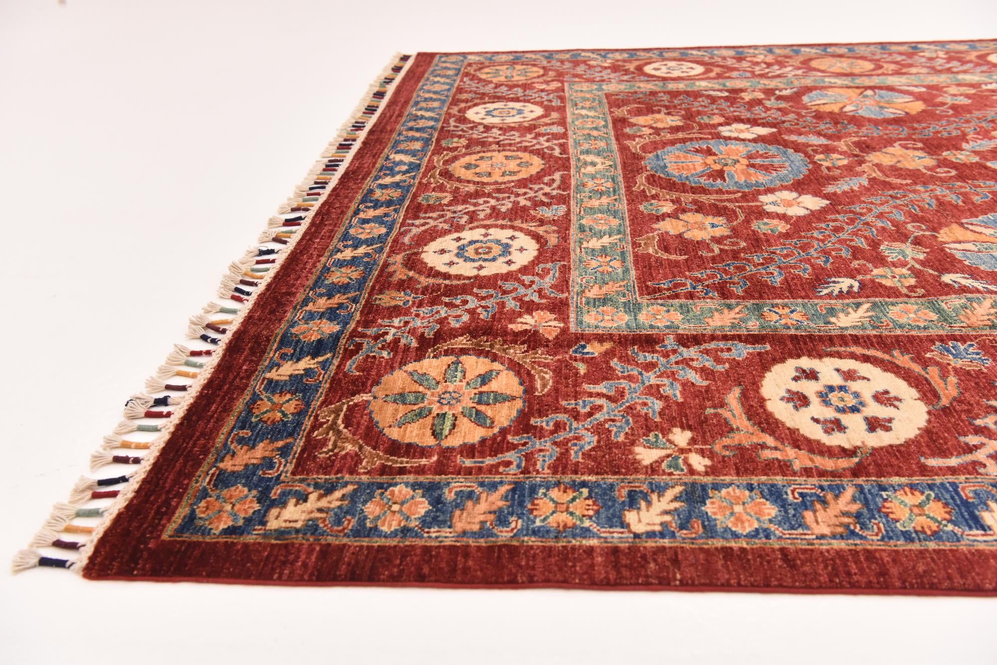 6' 6 x 10' 2 Hand Knotted Ariana Ziegler Rug