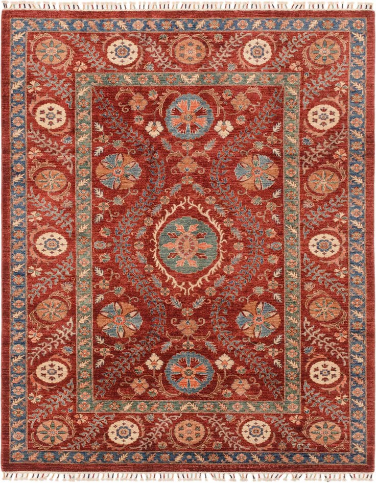 Detail image of 6' 6 x 10' 2 Hand Knotted Ariana Ziegler Rug