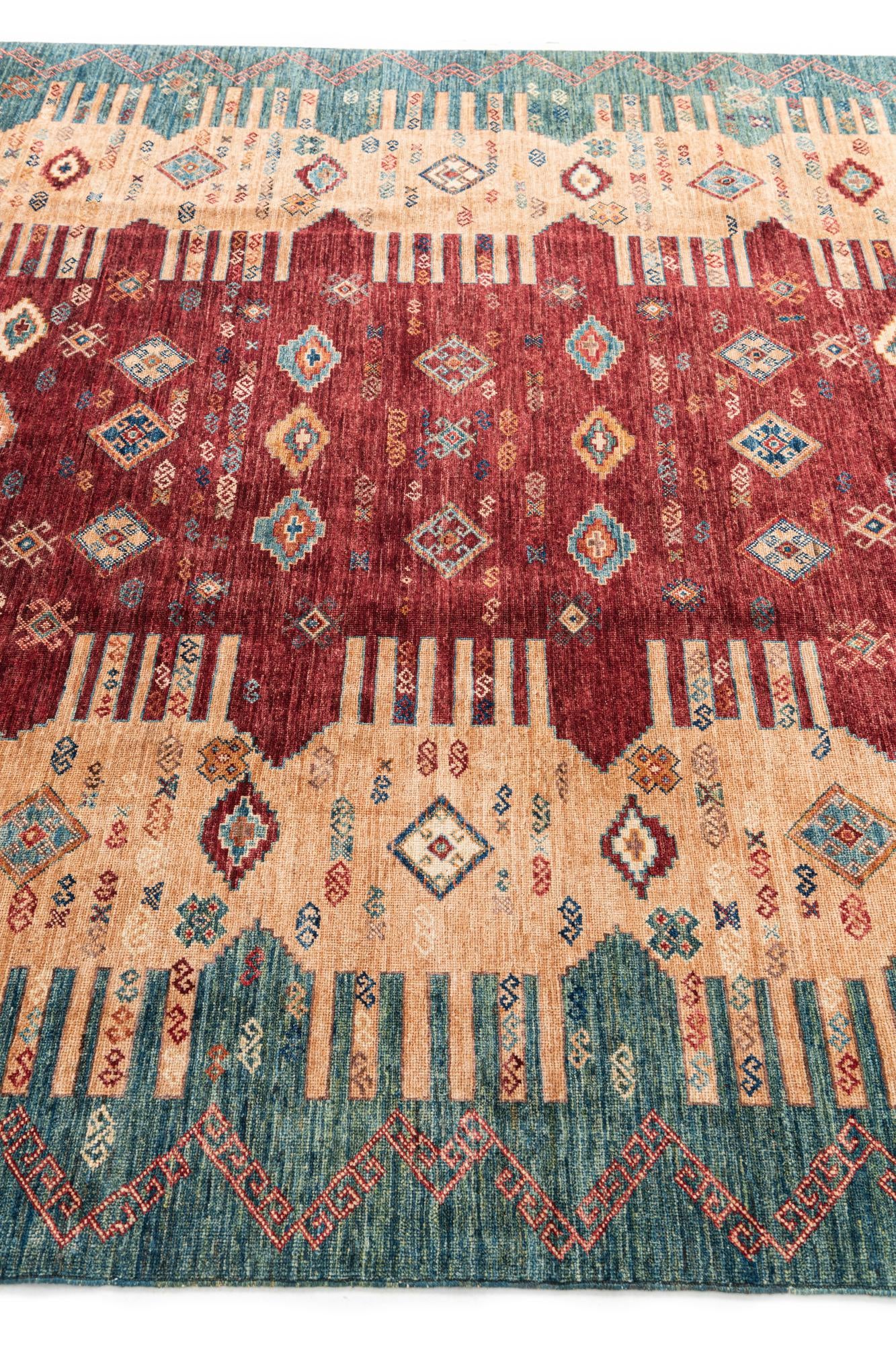 6' 10 x 9' 10 Hand Knotted Ariana Ziegler Oriental Rug