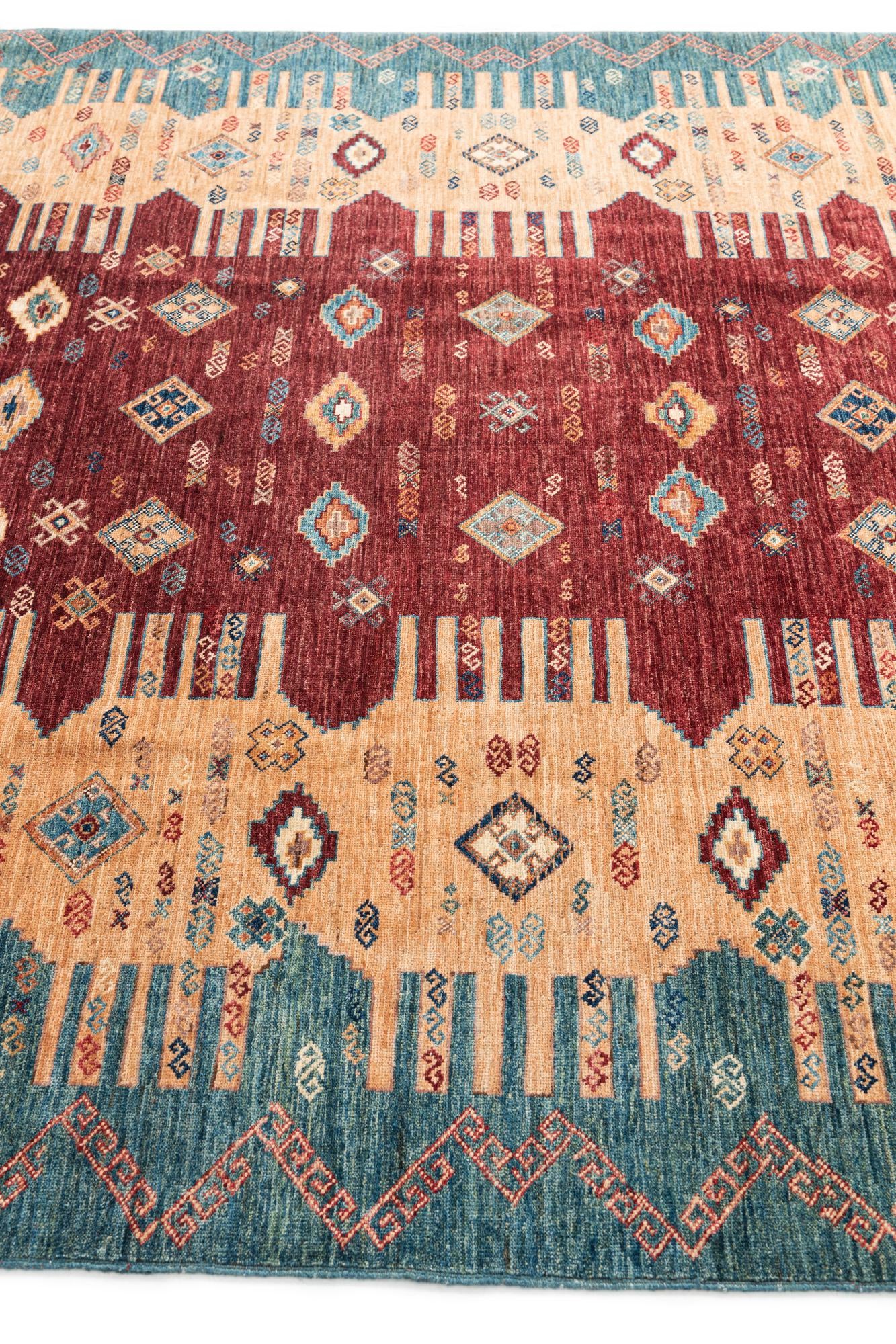 6' 10 x 9' 7 Hand Knotted Ariana Ziegler Oriental Rug