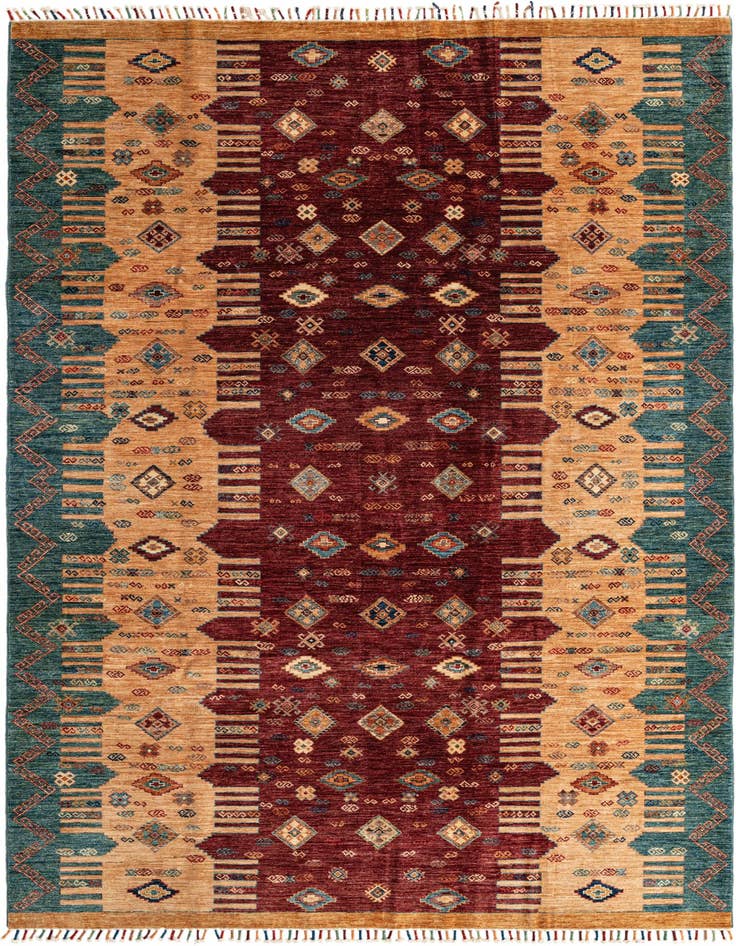 Detail image of 6' 10 x 9' 7 Hand Knotted Ariana Ziegler Oriental Rug